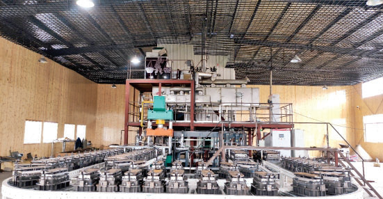 节能高效砖茶压制自动化生产线